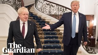 Donald Trump tells Boris Johnson at G7 he wants a very big trade deal [upl. by Iliram]