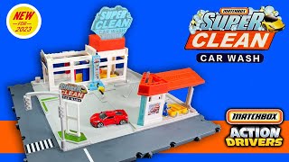 Matchbox Action Drivers Super Clean Car Wash Playset with Lights and Sounds new for 2023 [upl. by Negris]