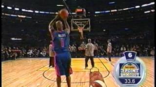 Chauncey Billups  2004 NBA 3Point Shootout 12 Points [upl. by Niwri]