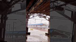 BHUSAWAL railway station Rain 🌧️bhusawal rain barishstatus status viral shorts [upl. by Sheba7]