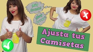 AJUSTA tus CAMISETAS Y BLUSAS como un PROFESIONAL  ADJUST your SHIRTS and BLOUSES DaYBB [upl. by Asseret621]