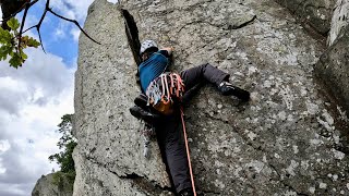 Shepherds Crag Climbing [upl. by Einon]