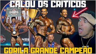 HISTÓRICO GORILA CALA A BOCA DOS CRÍTICOS VENCE O EUROPA PRO E VAI PARA O MROLYMPIA 2024 [upl. by Aislehc]