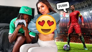 EVERY GOAL GETS HER NK3D 💦 World Cup FIFA EDITION Ft Amber [upl. by Alekin]