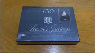 UNBOXING EXO SEASONS GREETINGS 2022 [upl. by Netsrak]