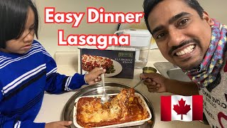 Readymade Lasagna Review foodie dinner family lasagna readymade canadalife [upl. by Bannerman820]