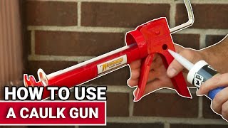 How To Use a Caulk Gun  Ace Hardware [upl. by Larrej]