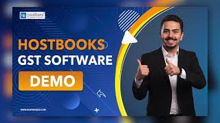 HostBooks GST Software Demo Video [upl. by Michel553]