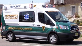 Long Branch First Aid Squad 2559 And MONOC 152 Responding 5118 [upl. by Aneeram]