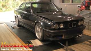 Mappning  Dynotuning MaxxECU  483WHP BMW Turbo BMW M30B35  Maxxtuning AB [upl. by Zile655]