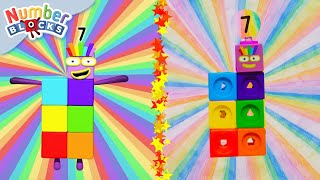 Odd Side Story amp the Numberblocks MathLink Cubes  Math for Kids  Learn to Count  Numberblocks [upl. by Nesiaj]