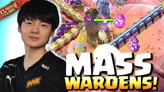 STARS gets DELETED by insane MASS WARDEN attack Clash of Clans [upl. by Eellehs]