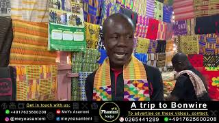 A visit to Bonwire  Home of Kente [upl. by Alasdair]