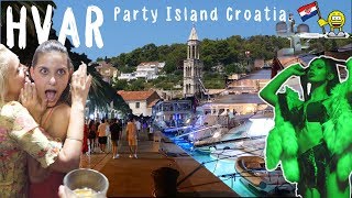 HVAR CROATIA NIGHTLIFE š‡­š‡· Bar Hop Tour Carpe Diem Beach Club [upl. by Seravart385]