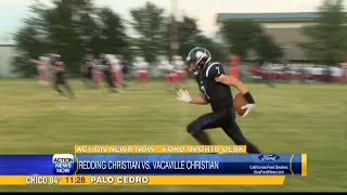 Redding Christian wins in rout to open football season [upl. by Ardeed711]