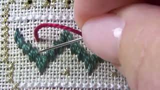 Bargello Stitching [upl. by Rehpretsirhc]