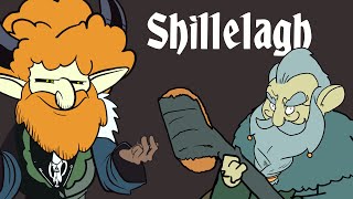 Animated spellbook DampD 5E Shillelagh [upl. by Ainoyek315]