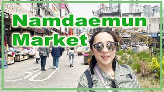 Shop with Me  Namdaemun Market Prices  What you can Buy  Korea Vlog 10 [upl. by Nadirehs]