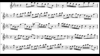 Vivaldi Largo Winter from The Four Season violin sheet music [upl. by Jurgen]