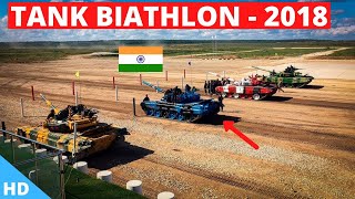 INDIA Tank Biathlon 2018 Semi Finals  International Army Games [upl. by Ruamaj]