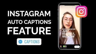 How to Add Auto Captions to Instagram Stories New Captions Sticker and Feature for Stories [upl. by Yelrebmik]