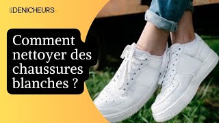 👟9 astuces pour nettoyer des chaussures en tissu blanches⚪🧐 [upl. by Antipas602]