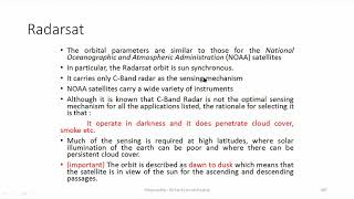 L32 Module 5 DBS SATELLITE MOBILE AND SPECIALIZED SERVICES Radarsat  Sat Comm [upl. by Novihs]