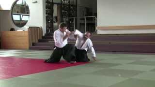 4 Kyu  Suwari Waza  Kata Dori  Ikkyo Omote [upl. by Nylrebma]