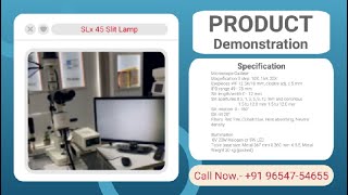 labomed slit lamp with camera product demonstration [upl. by Thorley]