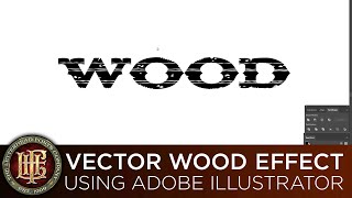 Create a Vector Wood Effect in Adobe Illustrator [upl. by Worra]