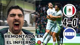 🇲🇽⚽️ MÉXICO REMONTA y GOLEA a HONDURAS 🔥 REACCIÓN desde el INFIERNOmarco’s team [upl. by Sone]