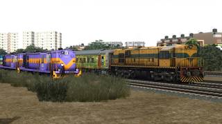 NWR Route  MG Removal  Duronto Coaches  WDSAD [upl. by Jacobina]