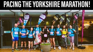 Running the 2021 Yorkshire Marathon My FIRST EVER TIME pacing a marathon 5 hour marathon pacing [upl. by Surazal]