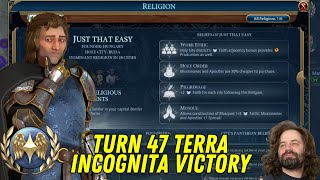 Divine conquest Religious gameplay in Civ 6 Terra Incognita [upl. by Eelyahs]