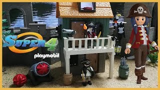 Playmobil Super 4 Piratas ☠️⚔️ Fortín Pirata Playmobil 🏰 Unboxing Playmobil Piratas [upl. by Ekralc]