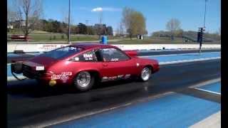 Chevy monza hatch back drag car at grove creek raceway test n tune [upl. by Arney]