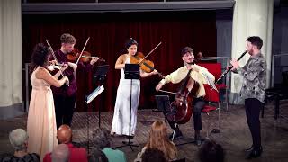 Ensemble Finale play Mozarts Clarinet Quintet Mov 4 [upl. by Beka]