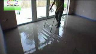 liquid screed flowing floor screed liquid screed [upl. by Battat782]