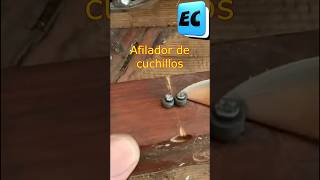 Afilador de cuchillos con ruedita de encendedor diy tips juntamugre [upl. by Eltsyrk]