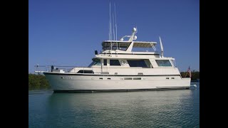 Motor yacht for sale 63 Hatteras quotWOLOquot [upl. by Aronel639]