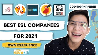 BEST ESL COMPANIES FOR 2021  HIGHEST STARTING RATE  APPLY NOW [upl. by Halie157]