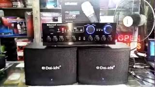 Demo  400Watts Home Videoke  Daiichi Av402bt Amplifier  Kr62 Speaker  US Audio Fm680 Mic [upl. by Atalya457]