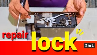 Transforming Two Broken Locks Into A Super Secure Diy Mortise Lock [upl. by Tennos]