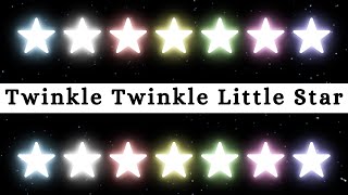 Twinkle Twinkle Little Star Song For Babies amp Toddlers  Nursery Rhymes [upl. by Sowell]