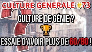 Quiz de Culture Générale  défi de 80 Questions diverses  culturegénérale [upl. by Carver360]