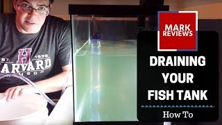 How To  Drain Water from your Fish Tank [upl. by Shulins301]