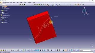 Catia Tutorial in Tamil 89  Advance draft  Advance Dressup Features  Part [upl. by Xyla]