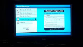 Tutorial do Receptor P999 HD Duo da Premium Box [upl. by Jezebel708]