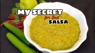 MY SECRET For BEST SALSA VERDE  TOMATILLO Salsa Taquera ❤ [upl. by Torrell]