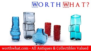 Whitefriars Glass Value Appraisals And Valuations Online [upl. by Aurelius]